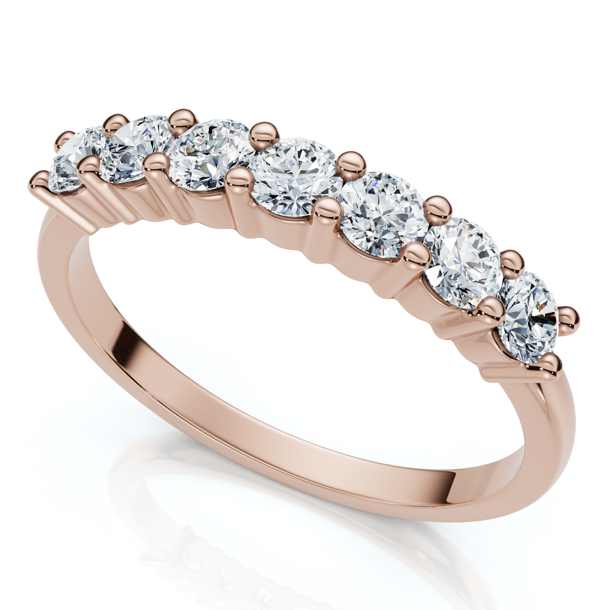 3/8Ct Diamond Wedding Stackable Womens Anniversary Ring 14k Gold or Pt Lab Grown (E-F, VS)