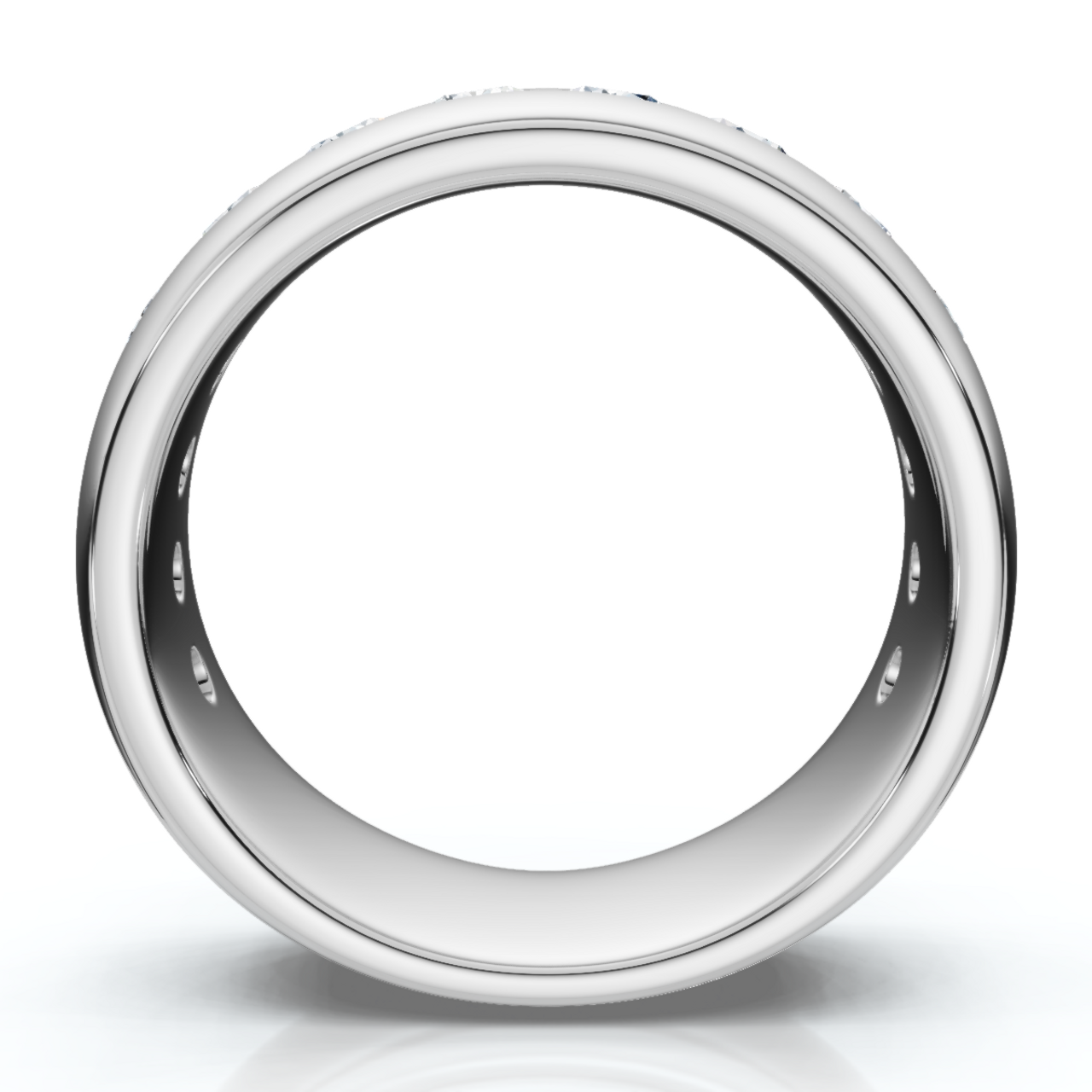 1 1/2Ct Men's Diamond Wedding Anniversary Ring 10k Gold Channel Set Lab Grown (E-F, VS) 1 1/2Ct Men's Diamond Wedding Anniversary Ring 10k Gold Channel Set Lab Grown (E-F, VS)