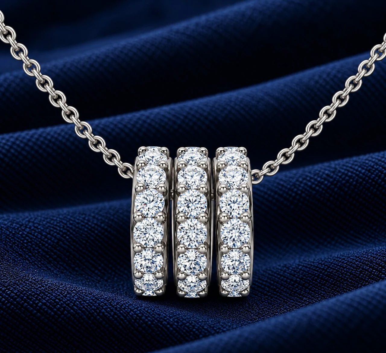 1/2Ct Bernarda Diamond Pendant 14k Gold Women's Necklace Lab Grown EF/VS (E-F, VS)