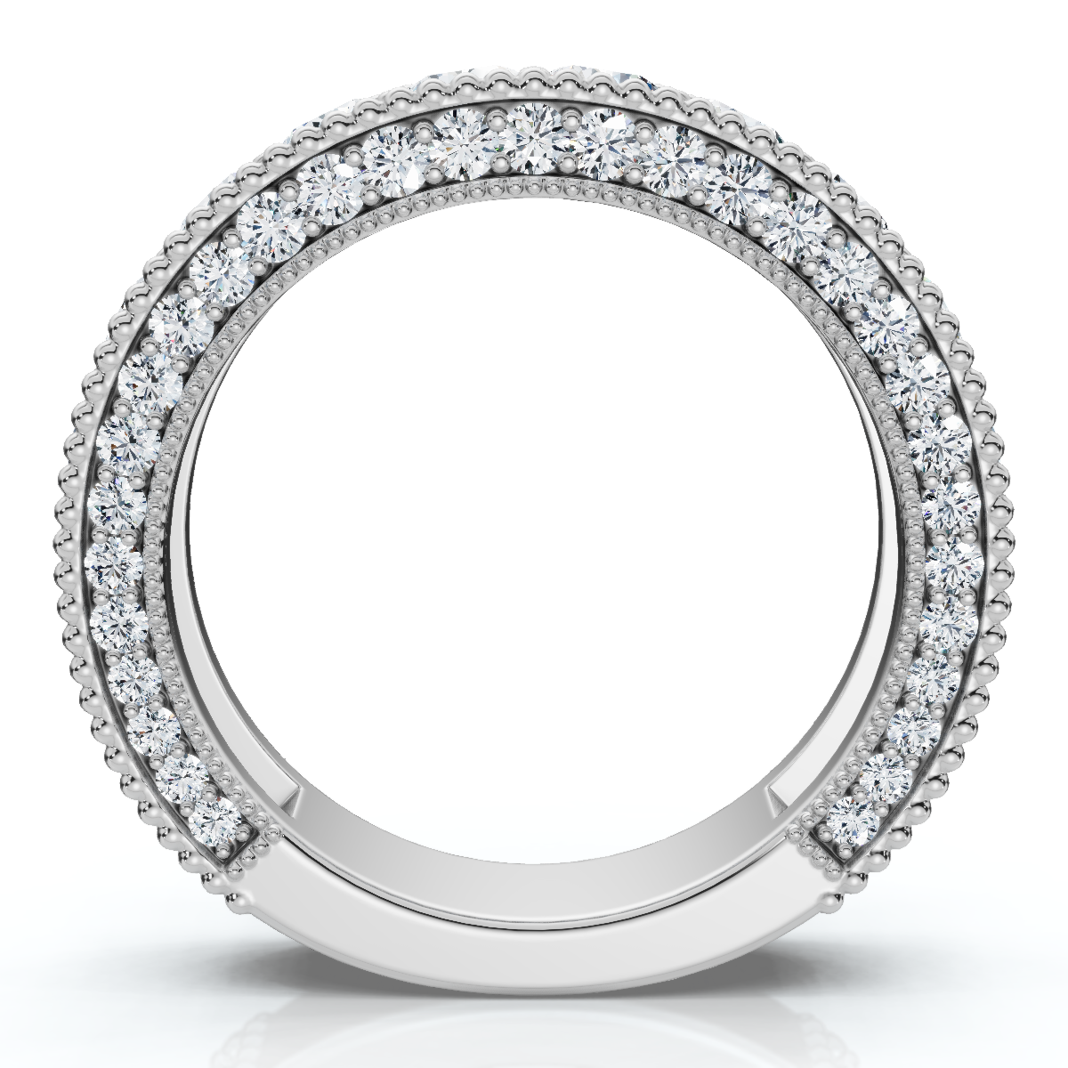 2 1/4Ct Diamond Vintage Wedding Anniversary Ring 14k Gold or Platinum Lab Grown (E-F, VS)