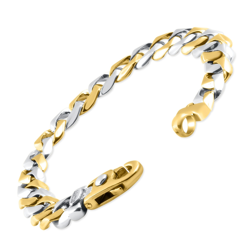 Braccio Men's 30 Gram Curb Link Solid Silver Bracelet 8.5"