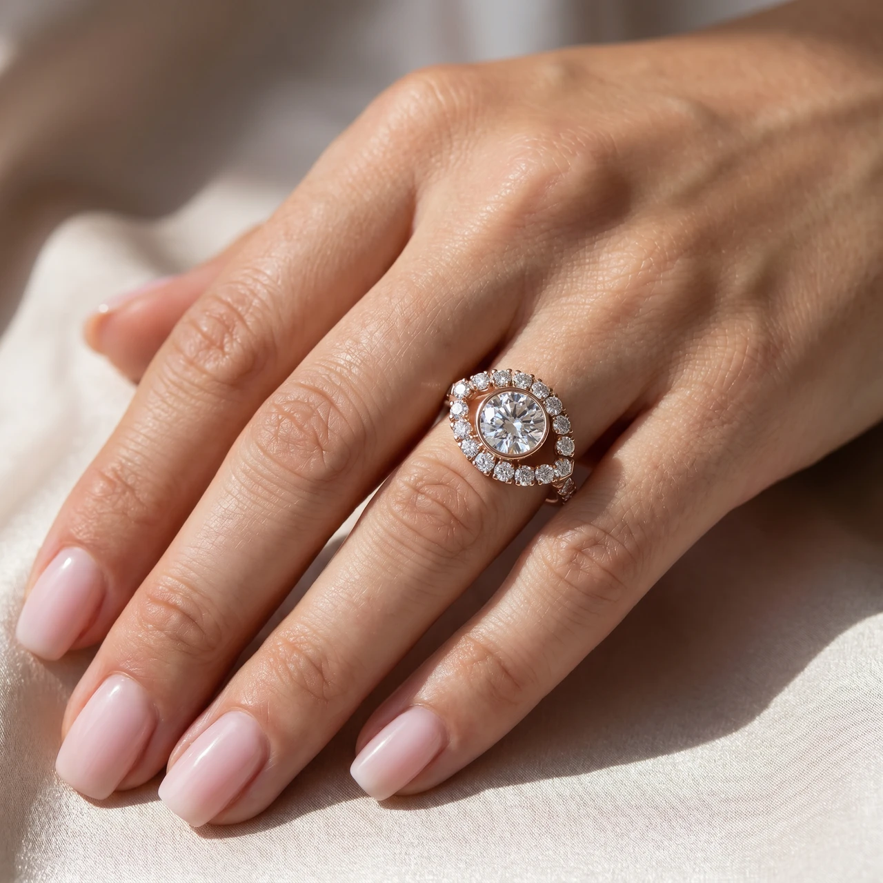 1 3/4Ct Eye Diamond Ring 14k Gold Lab Grown (E-F, VS)