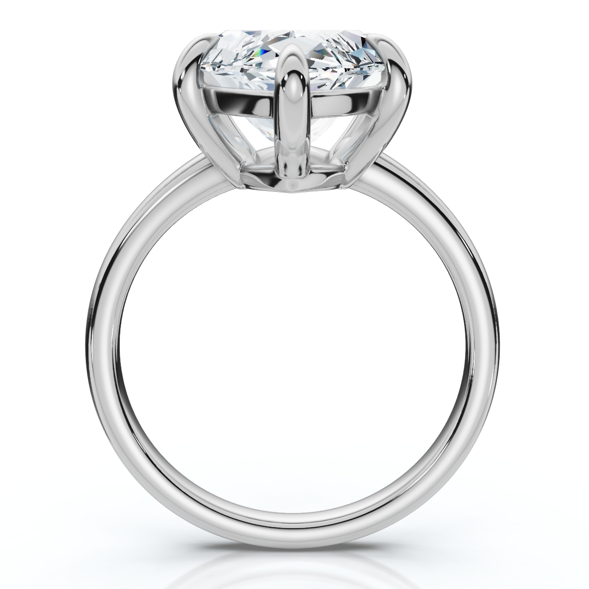 Certified 5Ct Kelly Marquise Solitaire Engagement Ring 14k Gold or Pt Lab Grown (E-F, VS)