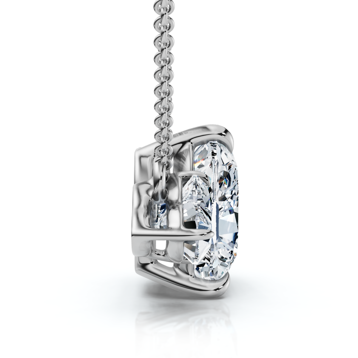 1/2Ct Heart Cut Toi Et Moi Forever Us Pendant 14k Gold Lab Grown (E-F, VS)