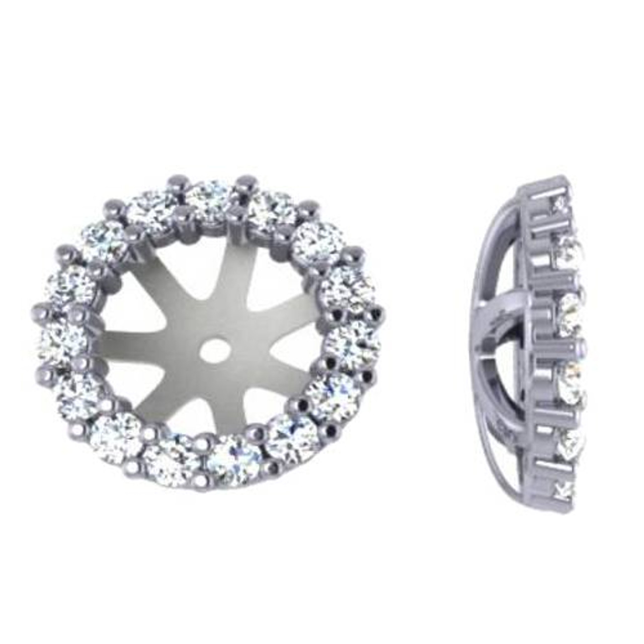 princess cut diamond stud earrings