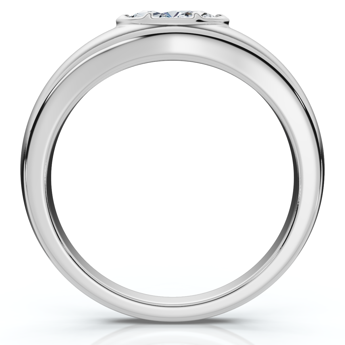 Stackable Marquise Diamond Eloise Anniversary Ring 10k Gold Lab Grown EF/VS (E-F, VS)