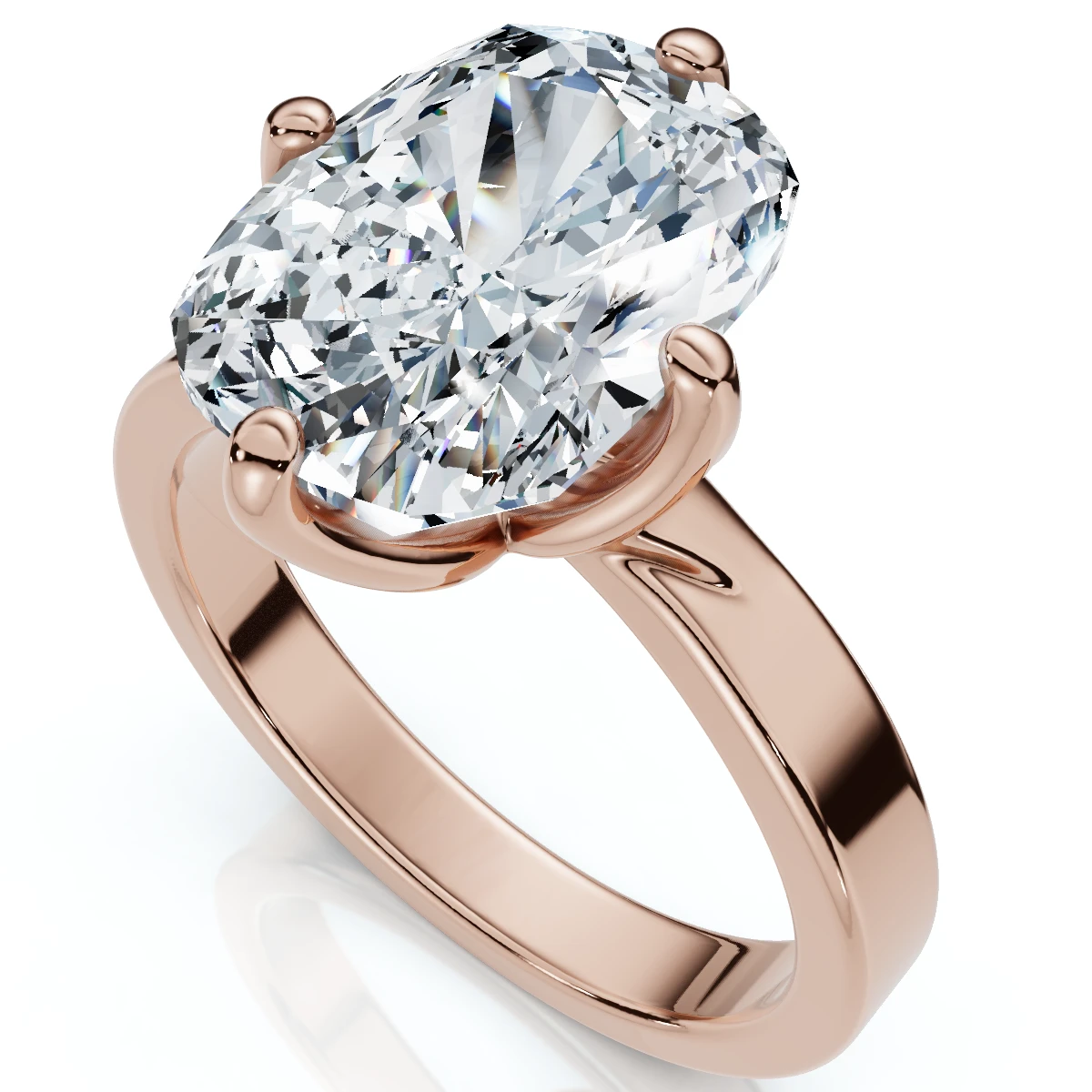 Certified 4Ct Elongated Cushion Diamond Cigar Band Engagement Ring Lab Grown (F-G, VS)