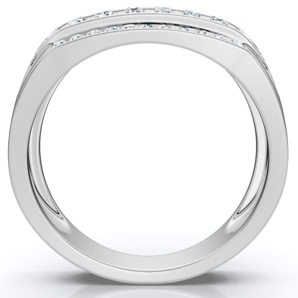 2Ct Men's Diamond Ring in 14k Gold Lab Grown (F-G, VS2-SI1)