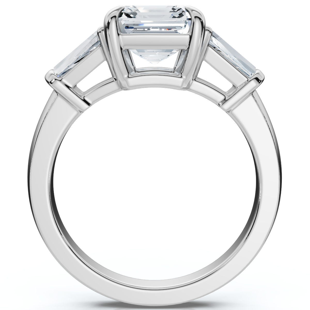 Certified 2 1/2Ct Paulina Asscher Dut Diamond Engagement Ring 14k Gold Lab Grown (E-F, VS)
