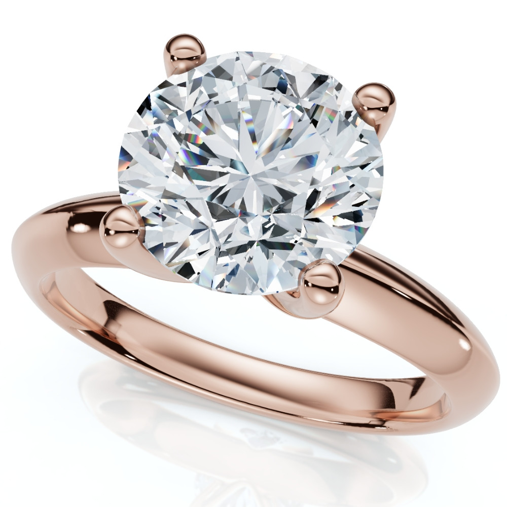 Solitaire Ring Setting (G-H, VS2-SI1)