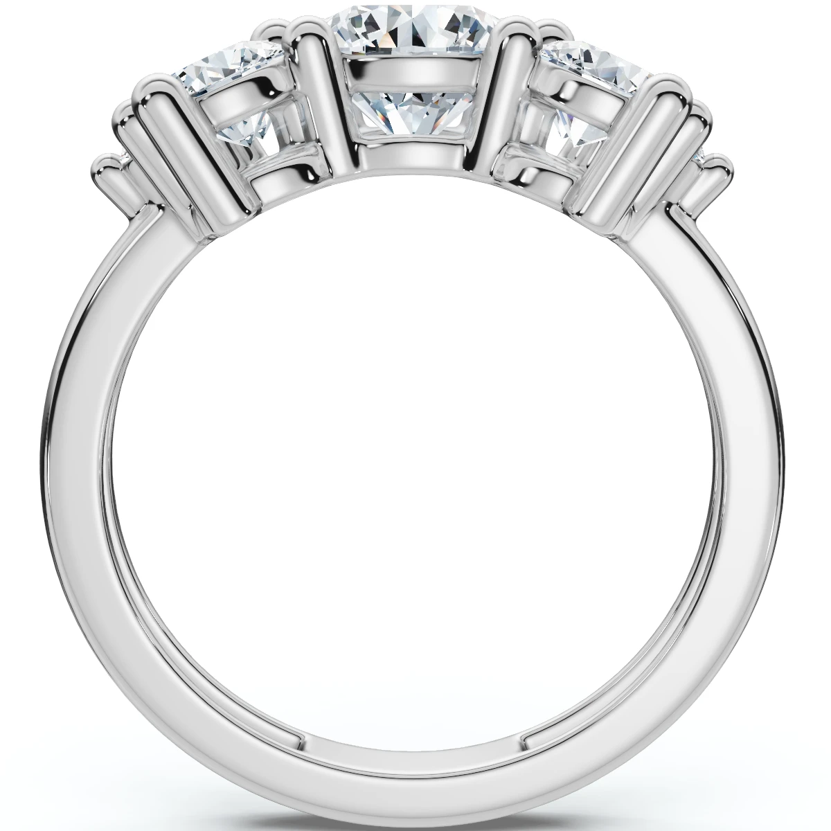 1.60Ct Butterfly Diamond Ring 10k Gold Lab Grown (E-F, VS)