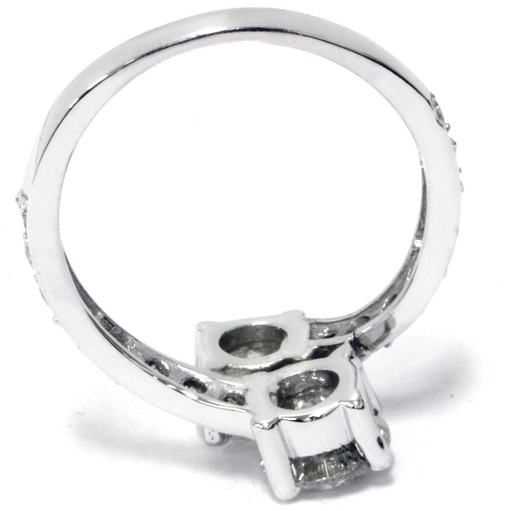 1 1/2CT Forever Us 2-Stone Two Diamond Ring 14K White Gold (H-I, I1)