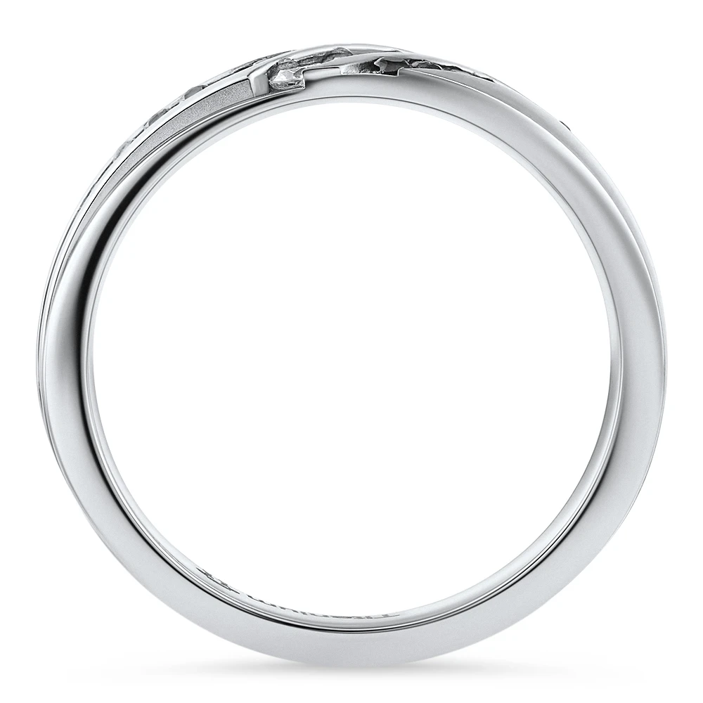 Men's 1Ct Diamond 8MM Titanium Matte Black Zircon Ring Wedding Band Lab Grown (E-F, VS)