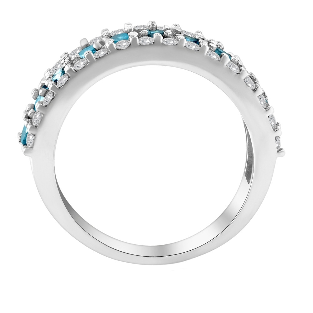 White Diamond Wedding Anniversary Ring