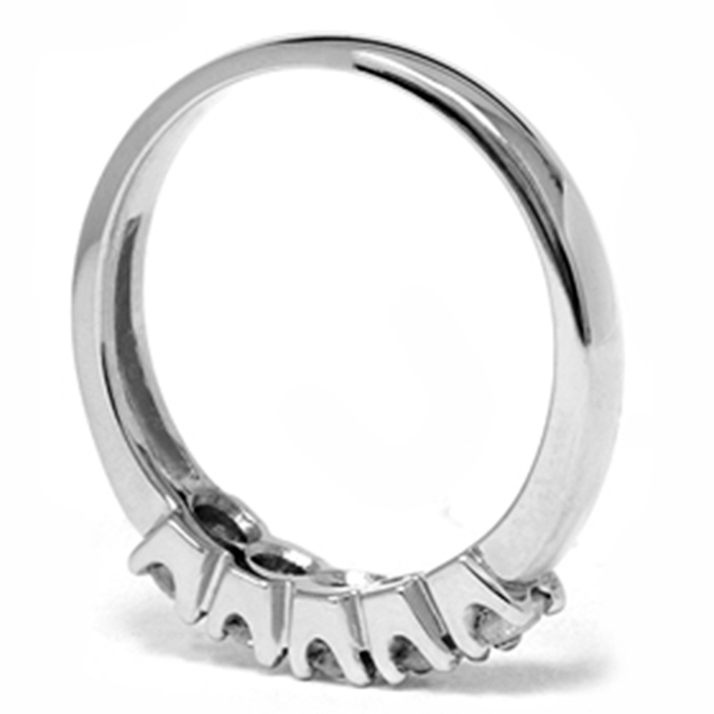 1/2ct Round Diamond Wedding Anniversary White Gold Ring (G-H, I2-I3)