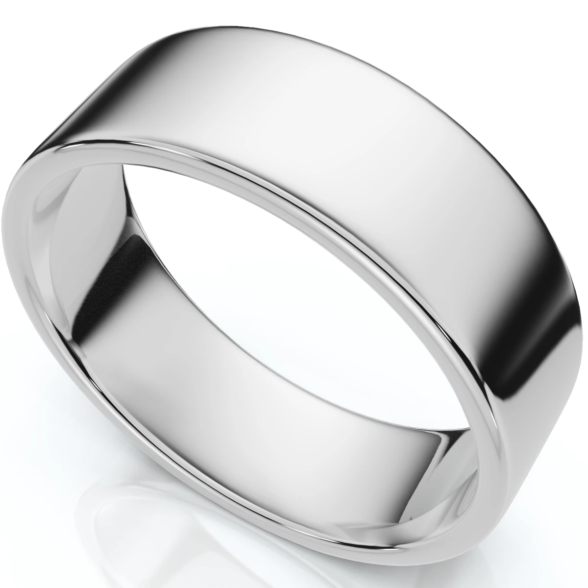 Mens 950 Platinum Comfort Fit Wedding Ring Band New