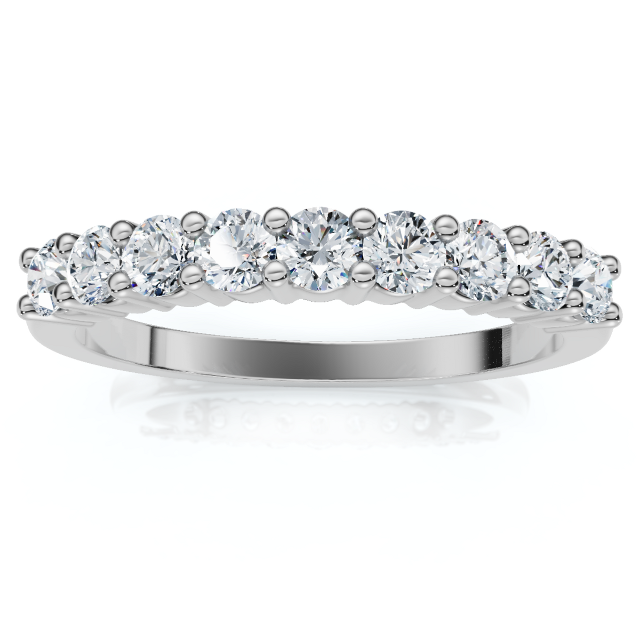 1/4CT Diamond Wedding Ring 10K White Gold (H-I, I2-I3) 1/4CT Diamond Wedding Ring 10K White Gold (H-I, I2-I3)