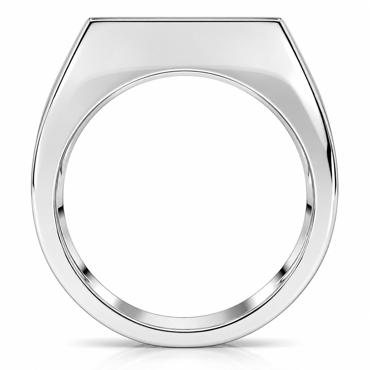 1 1/2ct Diamond Three Stone Mens Wedding Ring in 14k White or Yellow Gold (H-I, I1)