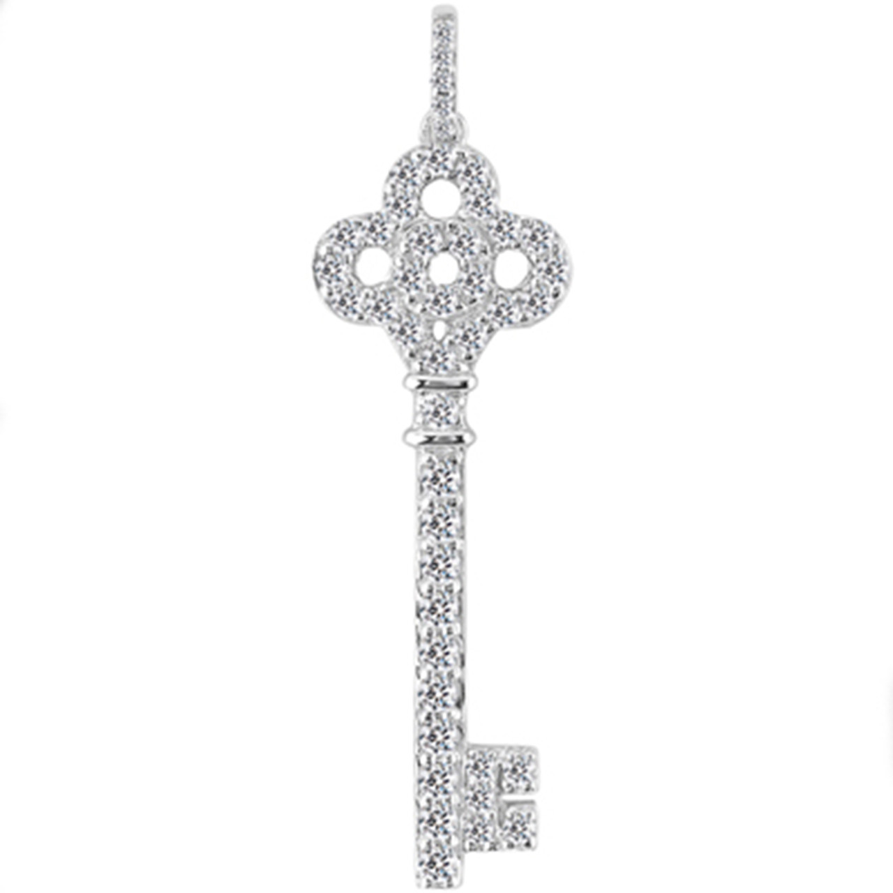 Buy Carlton London Rose Gold Lock & Key Necklace online