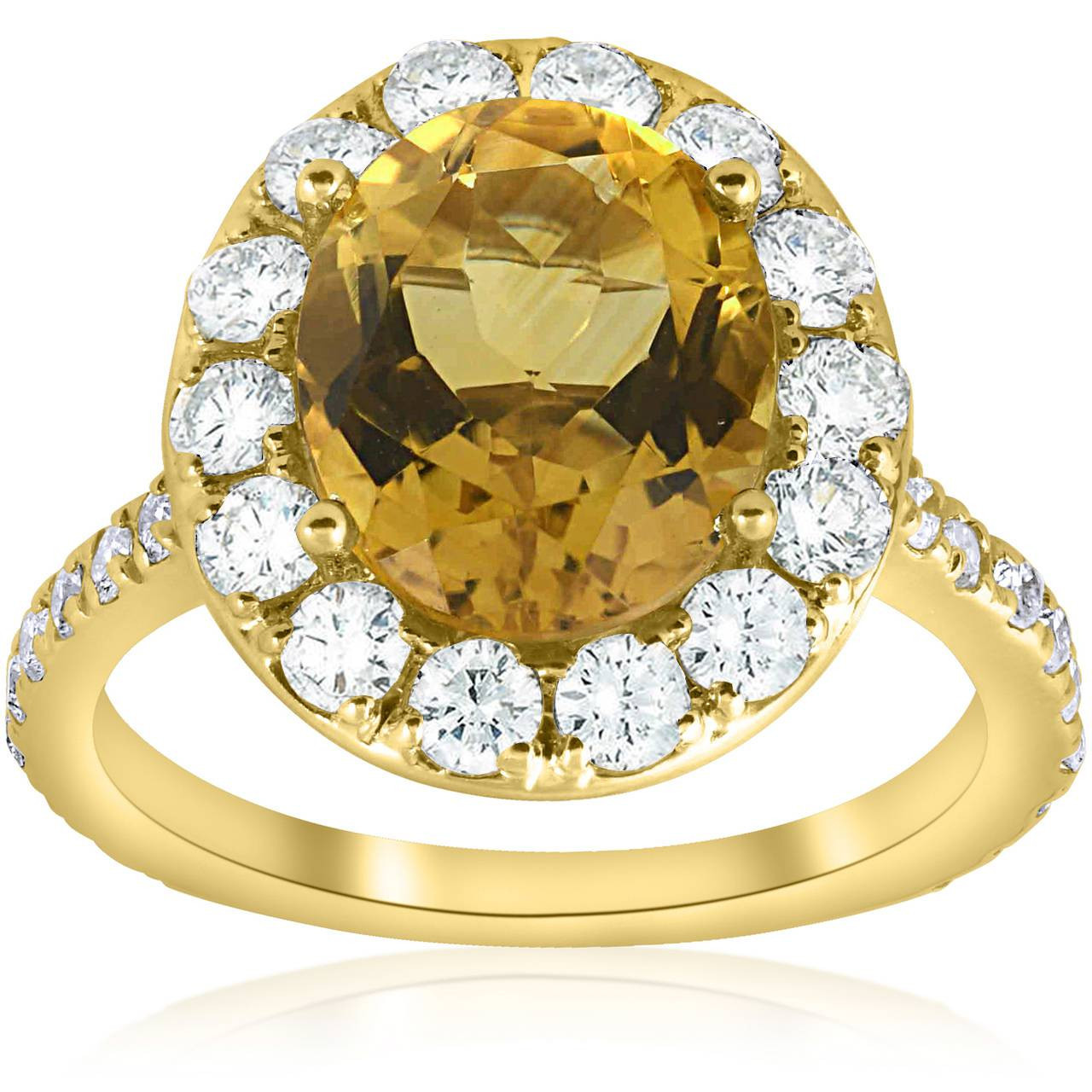 Citrine & Diamond Ring – Reis-Nichols Jewelers