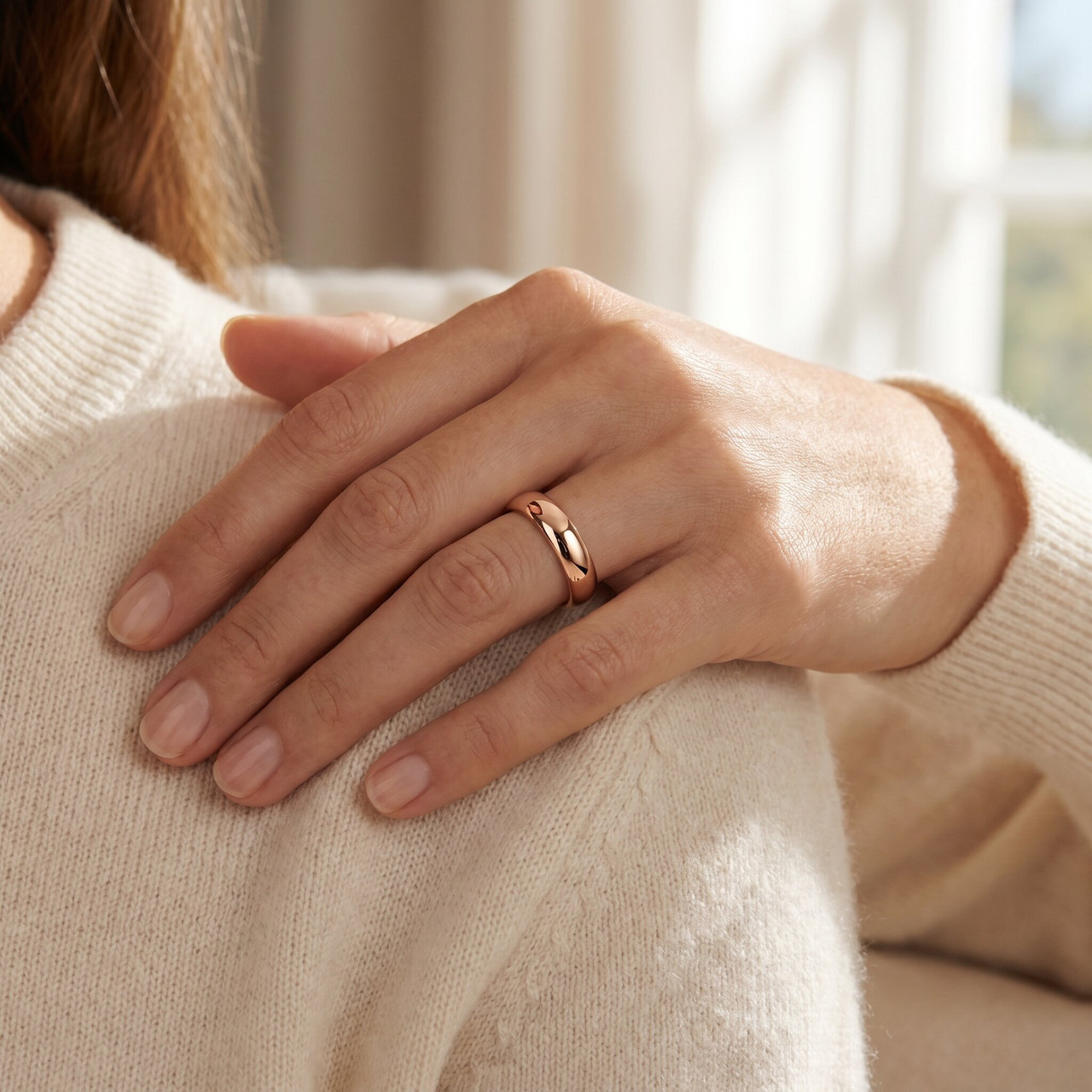 3mm Plain Band 14K Rose Gold