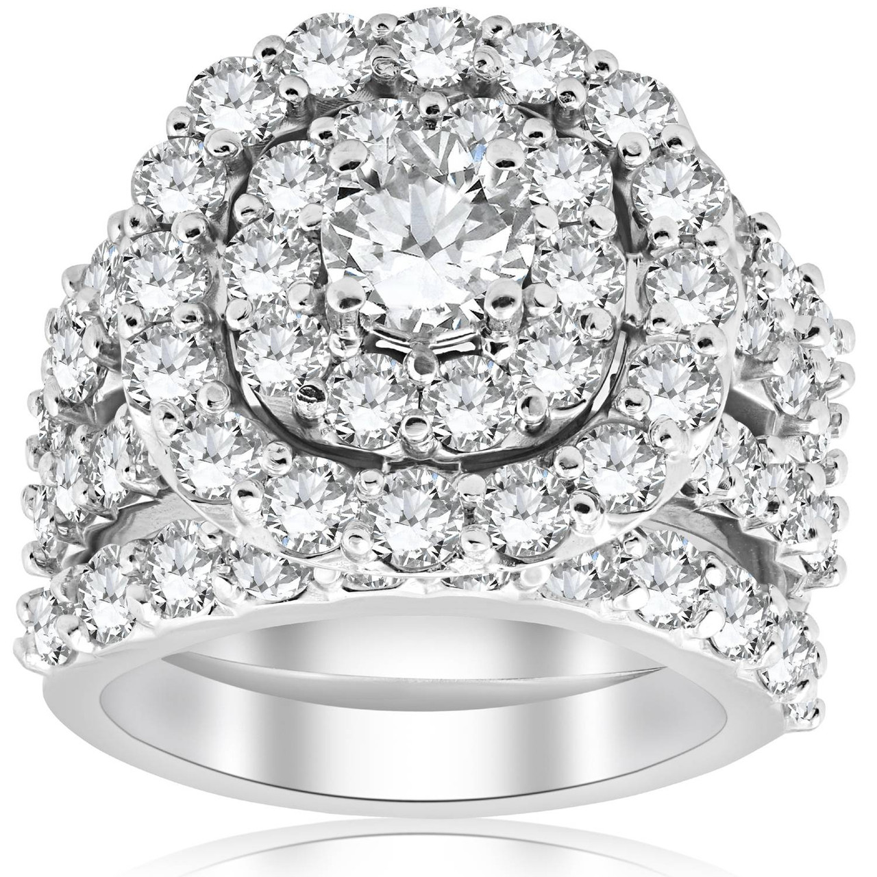 Diamond Trio Set His Hers Matching Engagement Ring Wedding Band 10K Yellow  Gold 0.35 CT. - JFL Diamonds & Timepieces