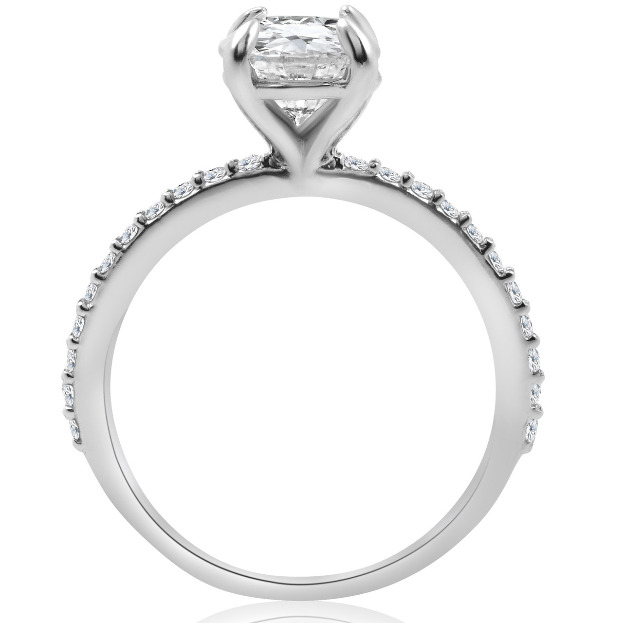 round solitaire diamond ring