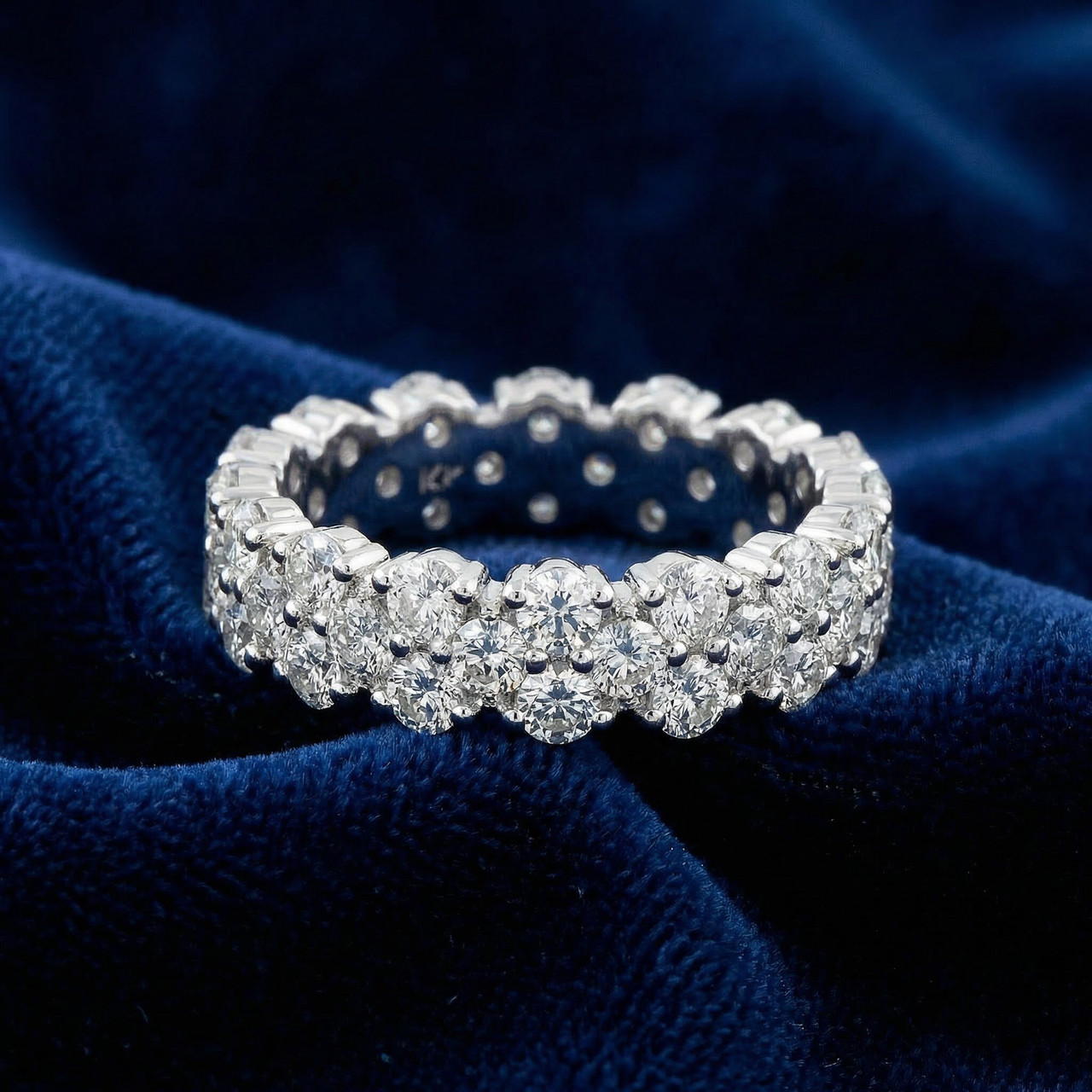 2 3/4 ct Diamond Eternity Ring Womens Wedding Anniversary Band (G-H, I1)