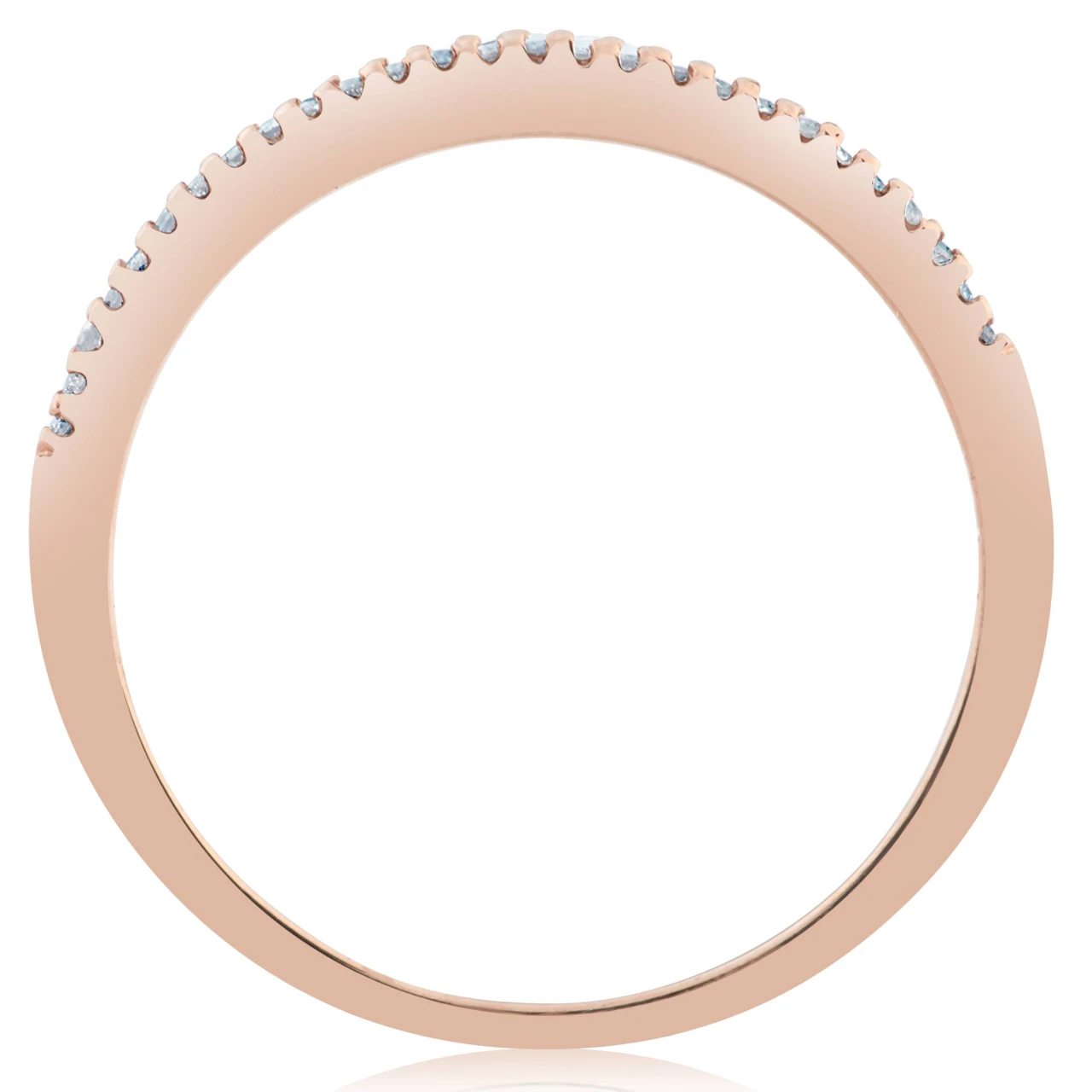 1/6ct Diamond Ring 14K Rose Gold (I-J, I2-I3)