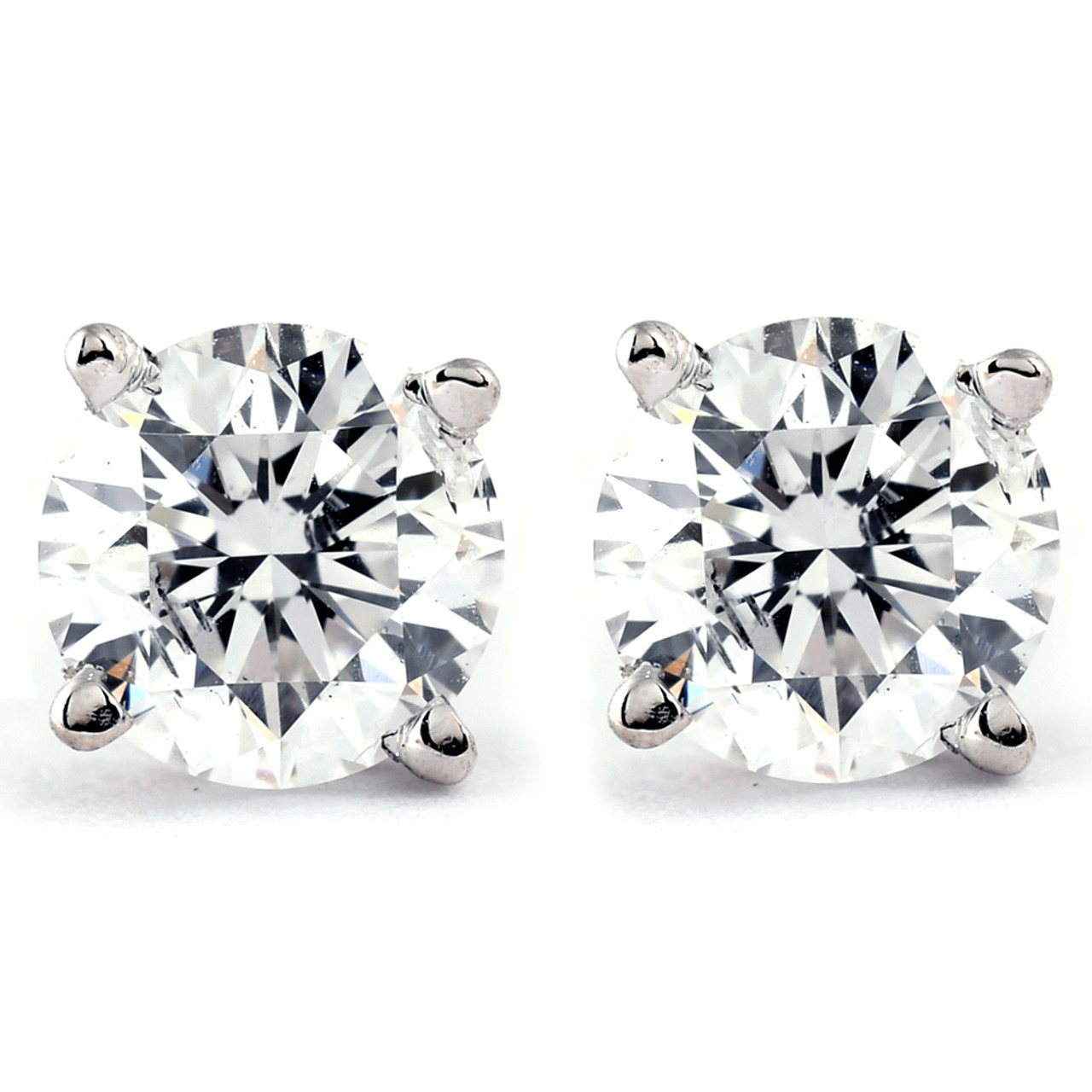1/4 - 1 Cttw Diamond Round Grand Cluster Stud Earrings – Fifth and Fine