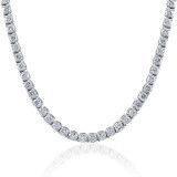 Are diamond tennis necklaces in style?