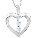 How much is a diamond heart necklace?