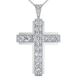 Men's Diamond Cross Necklace