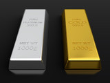 Difference between platinum and gold. 