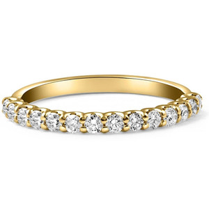 1/4Ct Diamond U Prong Ring in 10k White or Yellow Gold (G-H, I1)