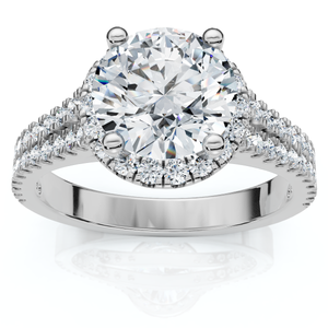 2 1/3Ct Diamond Waverly Lab Grown Engagement Ring White, Yellow or Rose Gold (G-H, VS2-SI1)