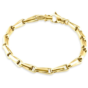 Men's Seed Link 14k Gold (29gram) or Platinum (47gram) 5mm Bracelet 8.5"