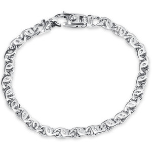 Men's Designer Mariner Link 14k Gold (18gram) or Platinum (30gram) 5.5mm Bracelet 8.25"