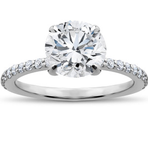 1 3/4 ct Lab Grown Diamond Sophia Engagement Ring 14k White Gold (F-G, VS)