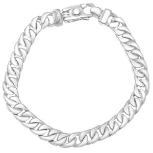 Men's Curb Link 14k Gold (34gram) or Platinum (55gram) 7.5mm Bracelet 8.5"