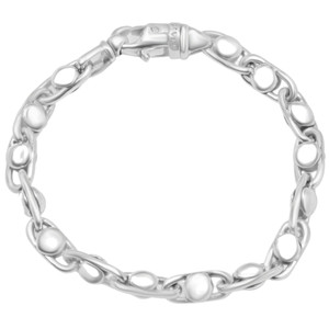 Men's 14k Gold (46gram) or Platinum (75gram) 7.5mm Link Bracelet 8.5"