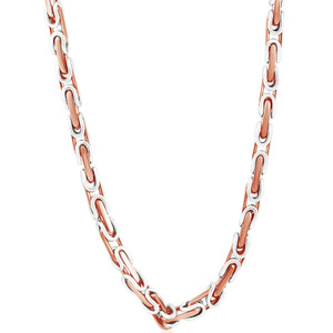 Men's 14k Gold (130gram) or Platinum (244gram) 6mm Link Chain Necklace 24"