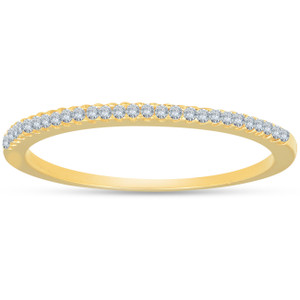1/10ct Diamond Wedding Ring 14k Yellow Gold (I-J, I2-I3)