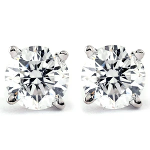 Natural Diamond Stud Earrings