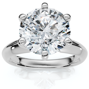 2 1/2 Carat Certified Diamond Solitaire Engagement Ring 14k Gold Lab Grown (H-I, VS2-SI1)