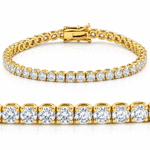 8.00Ct Diamond Tennis Bracelet 14k Gold Lab Grown 7" (G-H, VS)
