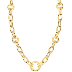14k Yellow Gold Women's 24" Chain Necklace 32.1 Grams 9.5mm Thick