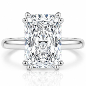 Certified 4.00Ct Radiant Cut Diamond Engagement Ring White Gold Lab Grown (G-H, VS)