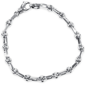 Men's Designer Mariner Link 14k Gold (19gram) or Platinum (30gram) 5mm Bracelet 8.5"
