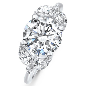 Certified 2.75-6.75Ct Round Marquise Diamond Engagement Ring 14k Gold Lab Grown (G-H, VS)